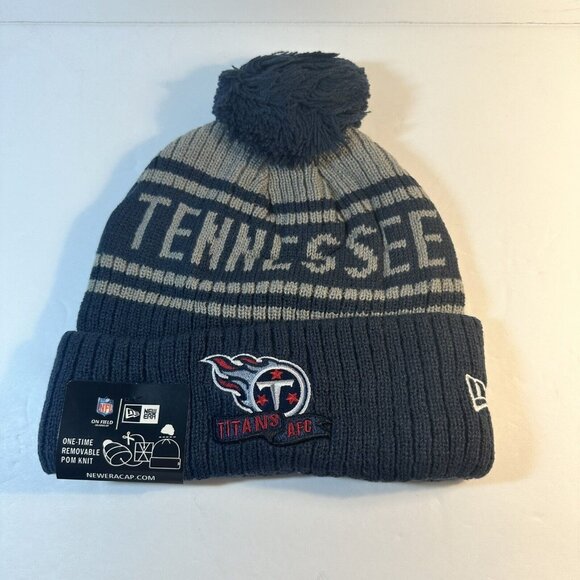 Tennessee Titans New Era Winter Knit Hat Beanie Fleece Lined One Size NWT. - Picture 3 of 9